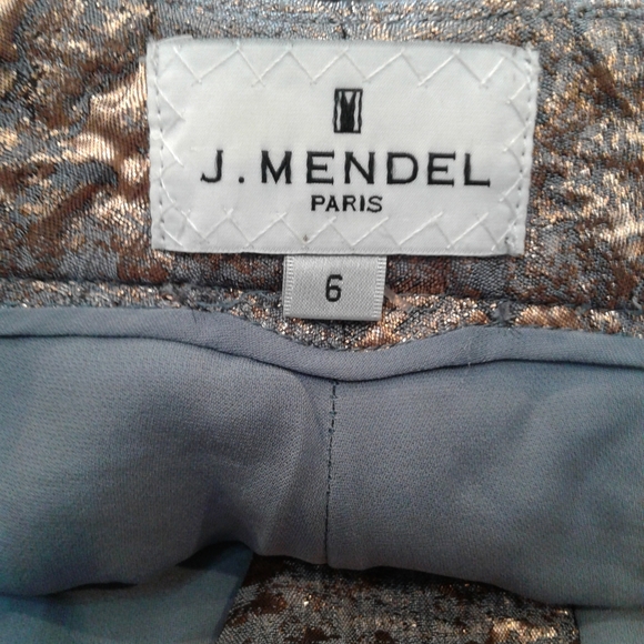 J Mendel metallic print pants - Picture 6 of 7